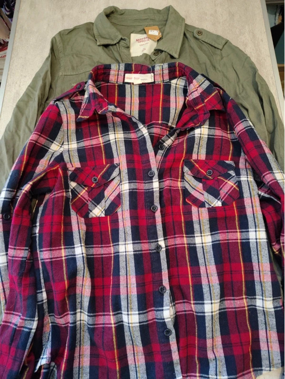 Size Medium Women's button-up bundle Fall